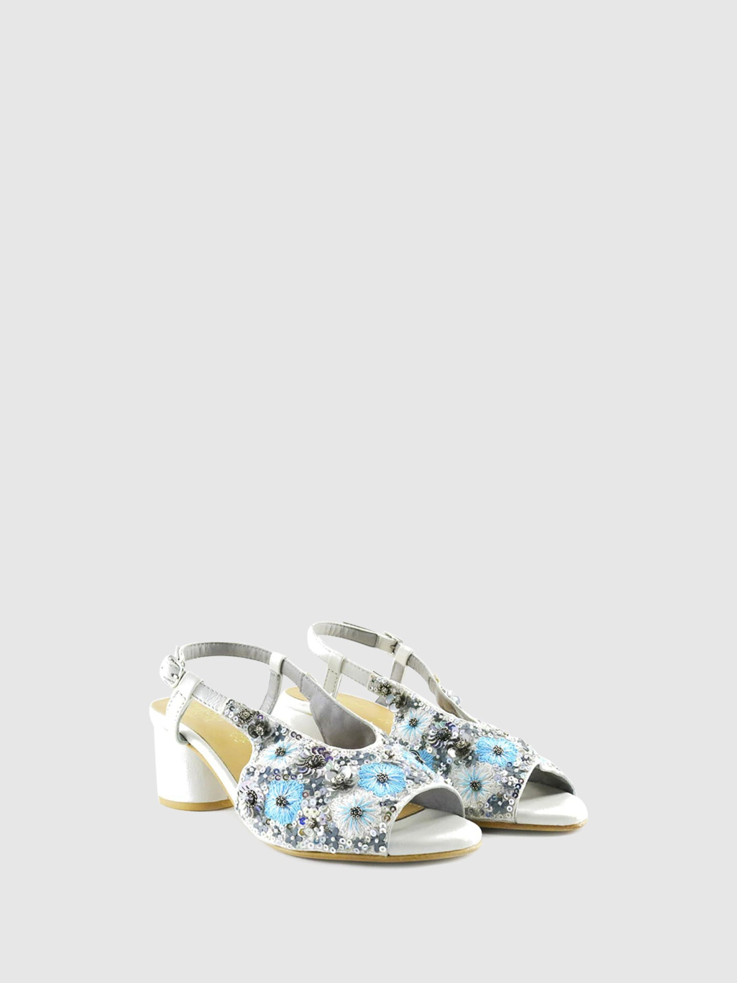 PARODI SHOES Sandálias Abertas 53/1856BIANCO White